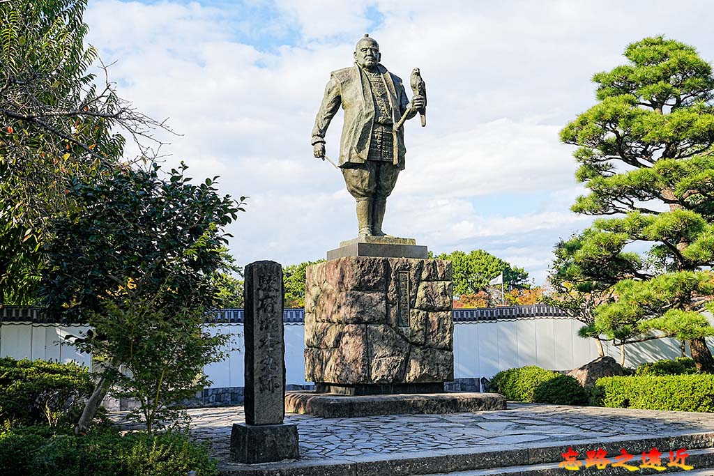 【日本百大名城41】東海篇- 駿府城~ 德川家康少年成長與老年隱居之城 (Sumpu Castle) 2 德川家康雕像