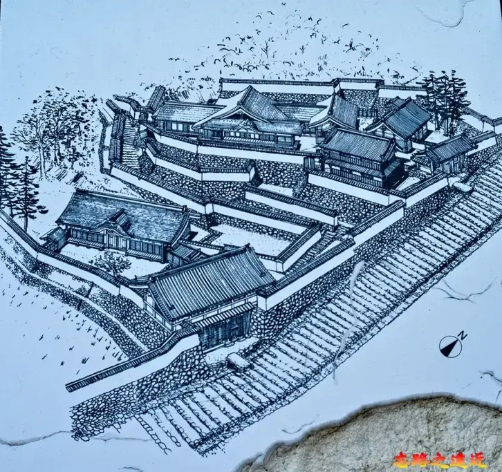 羽柴（豐臣）秀吉的屋敷布置圖