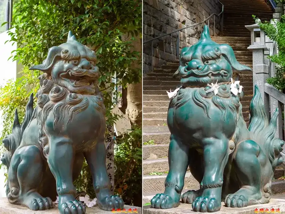 愛宕神社出世之石段前狛犬