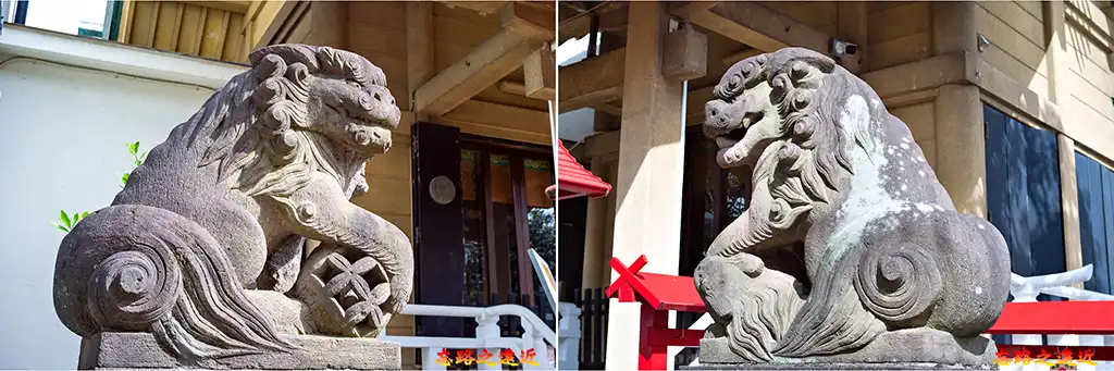 皆中稻荷神社狛犬