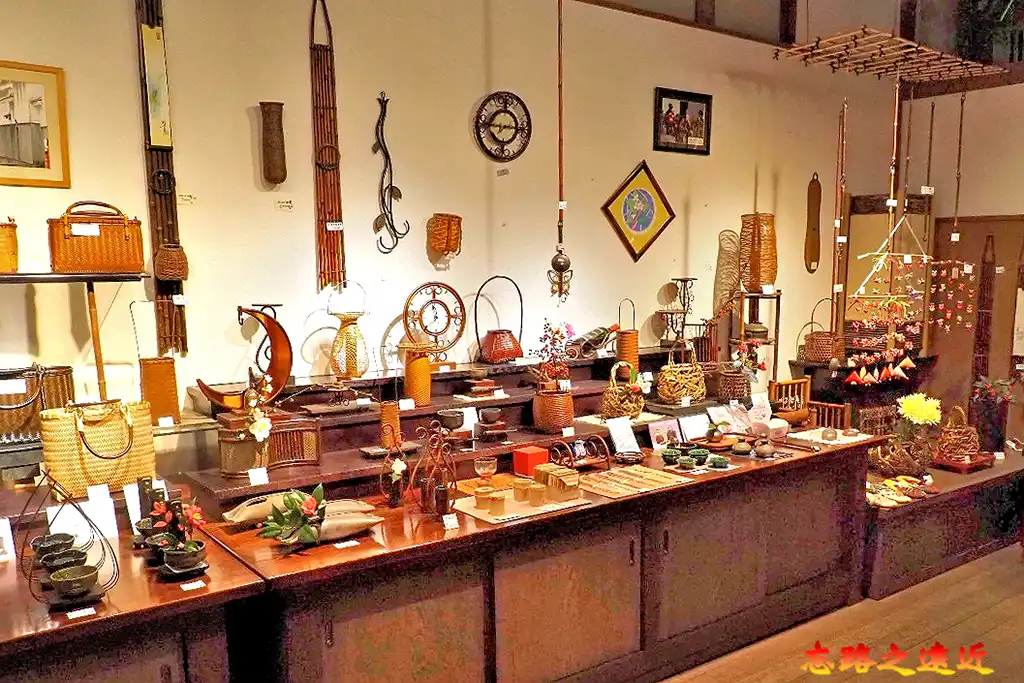 倉吉赤瓦三號館中野竹藝展售品