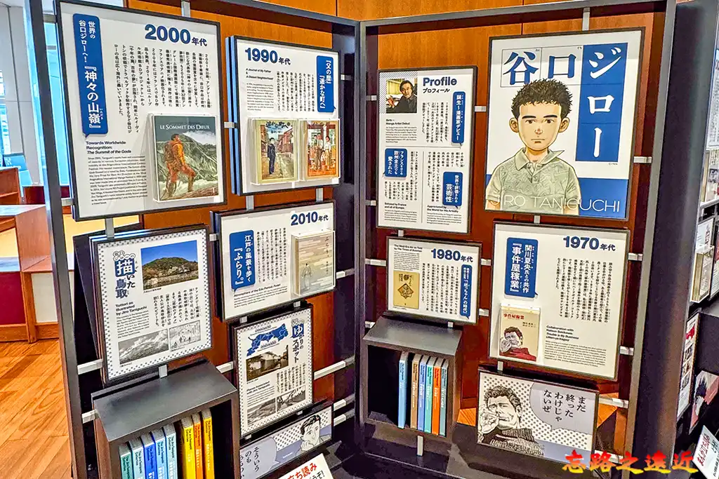 鳥取縣立美術館，谷口治郎介紹與著名漫畫