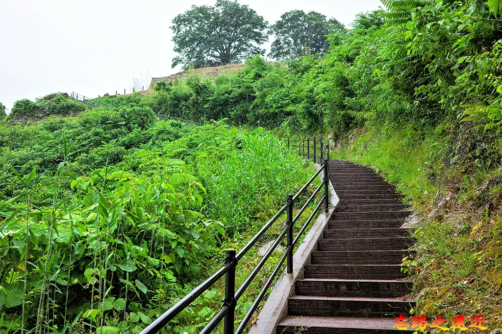 【日本百大名城65】中国篇-月山富田城~山陰地區首屈一指的巨型山城 13 月山富田城「七曲」陡坡