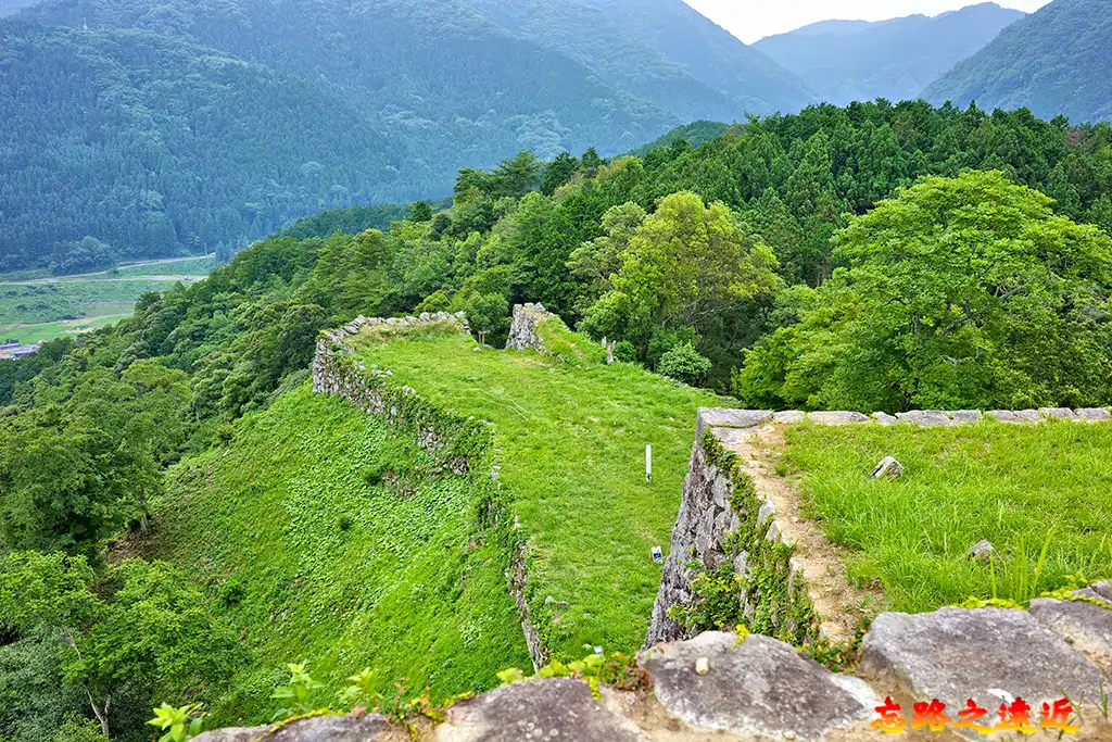 津和野城天守台眺望
