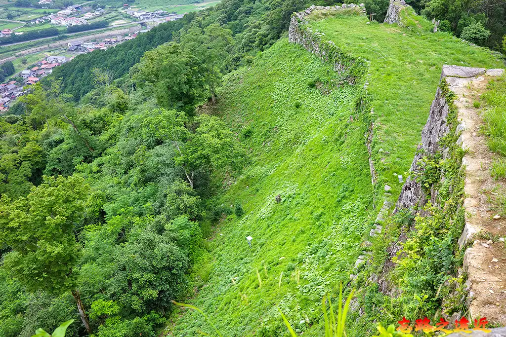 津和野城人質櫓跡眺望