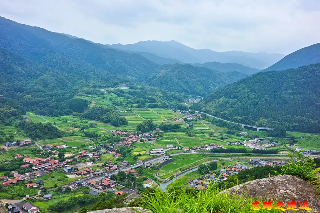 津和野城本丸（三十間台）眺望