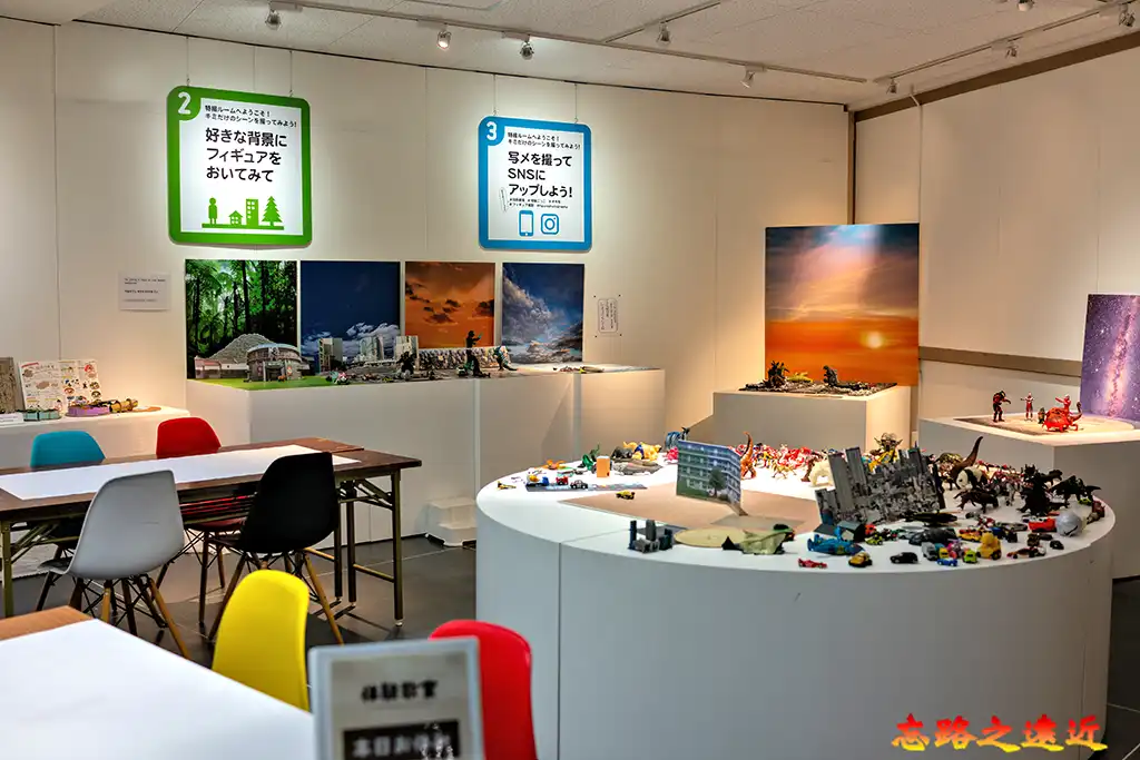 倉吉圓形劇場三樓的體驗區