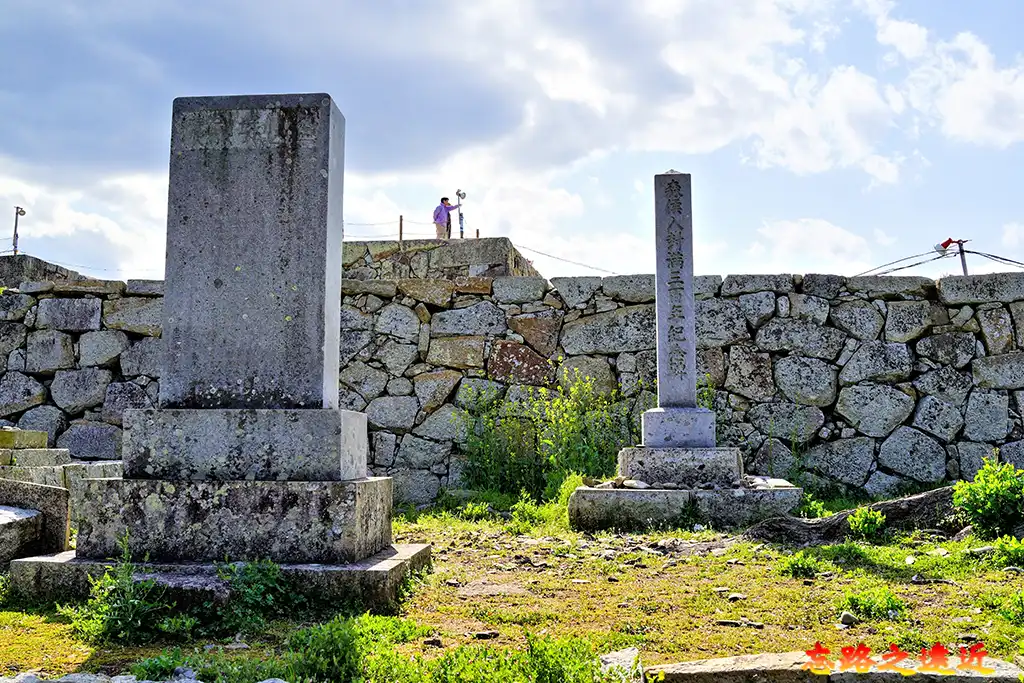 津山城本丸望向天守台