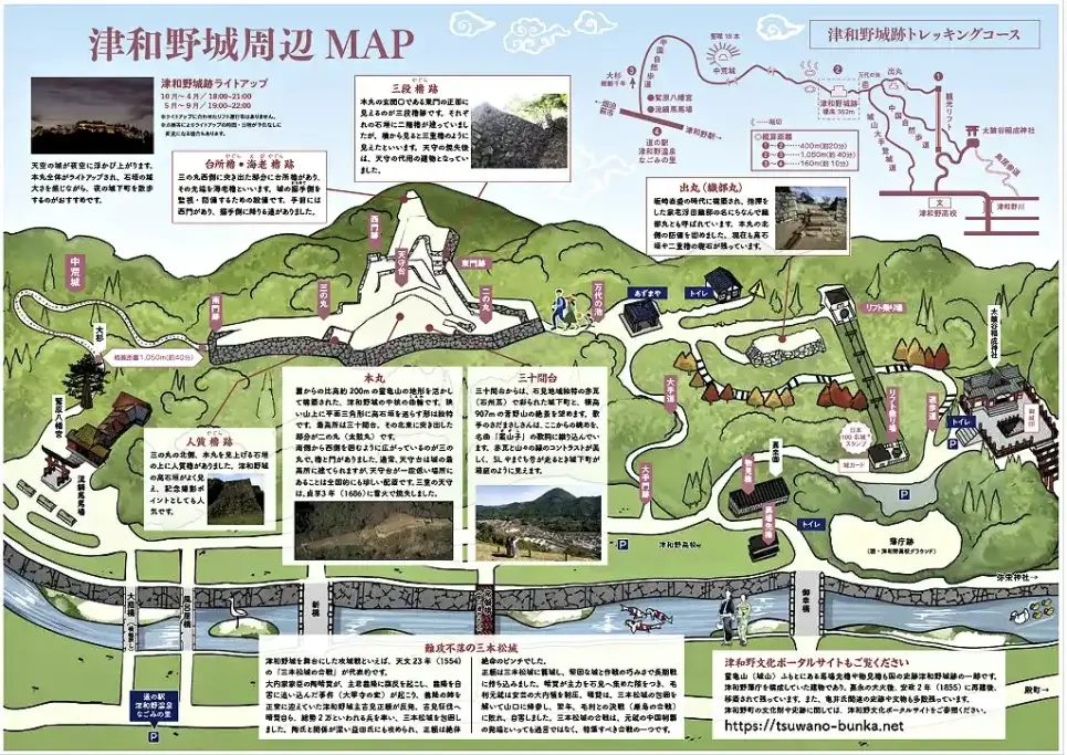 津和野城地圖