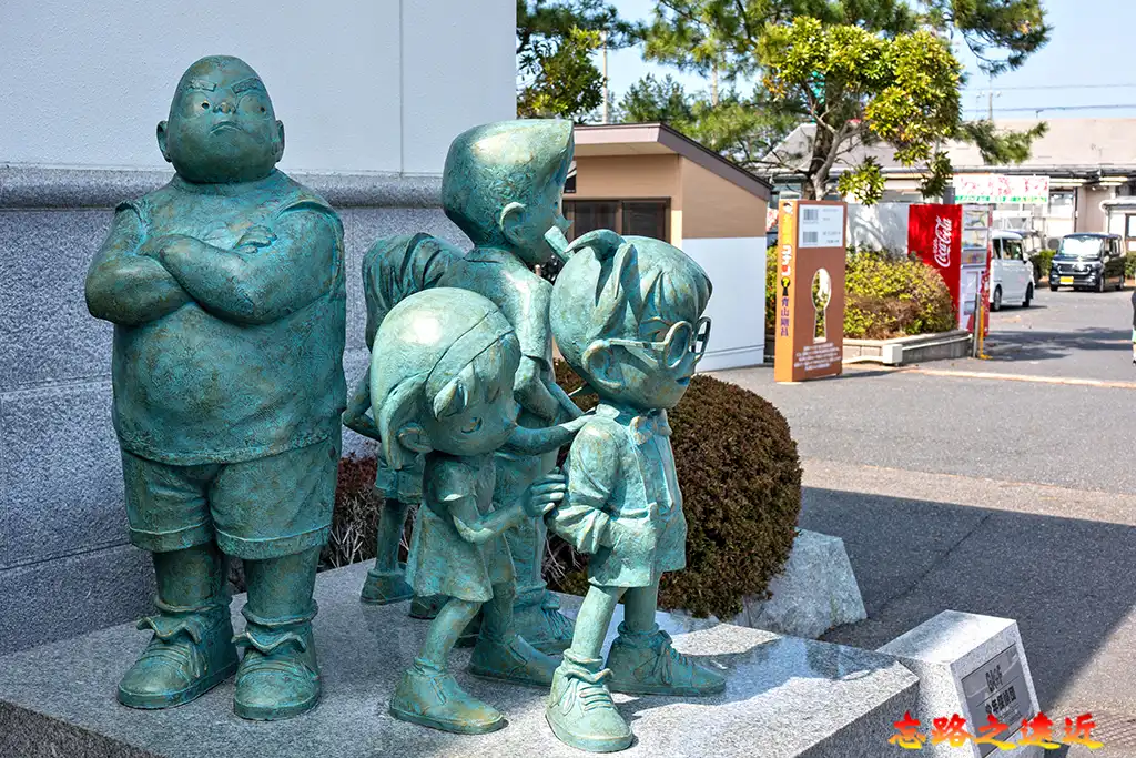 【柯南大道雕像攻略】從「怪盜基德」到「真相只有一個」30座雕像一網打盡 7 柯南的小幫手們-少年偵探團
