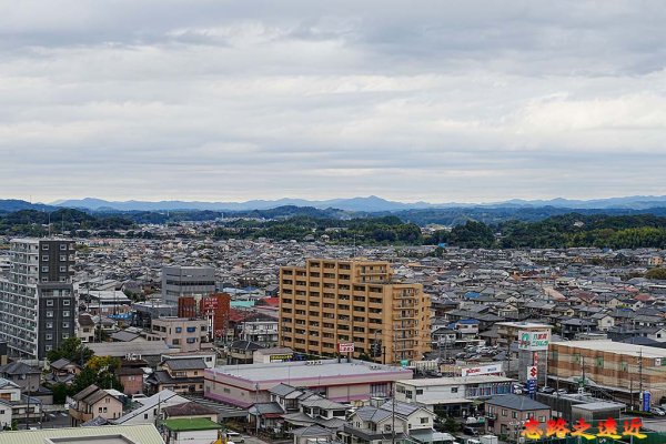 掛川城天守眺望城下